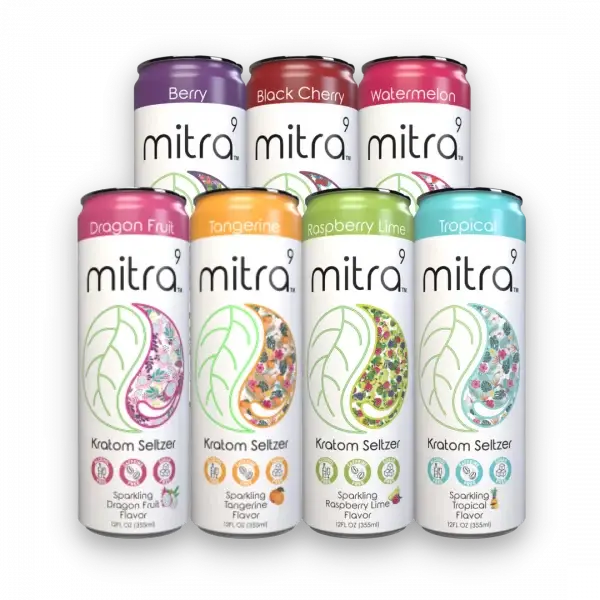 Mitra 9 Kratom Extract Selzer 24-Pack - Image 2