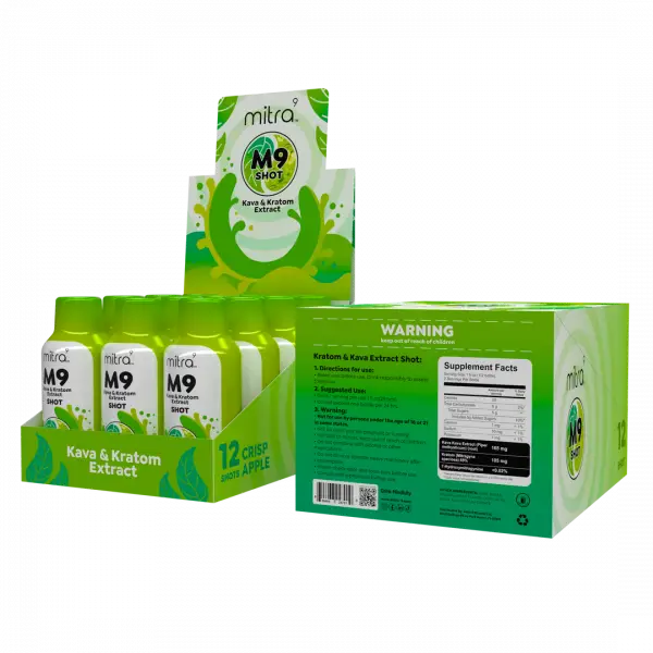 M9 Kava & Kratom Shot Case of 12
