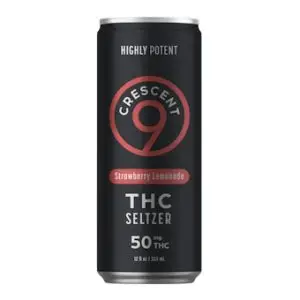 Crescent 9 Strawberry Lemonade THC Seltzer 24-Pack