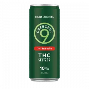 Crescent 9 Sour Watermelon THC Seltzer 24-Pack