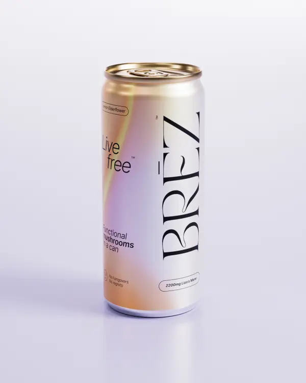 Brez Flow Lions Mane Mushroom Beverage 24-Pack
