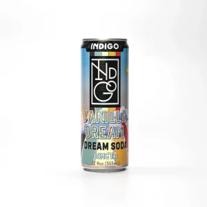 Indigo Vanilla Cream Dream Soda 24-Pack