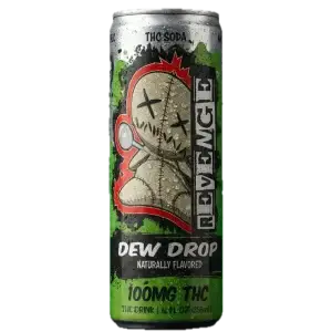 Revenge THC Soda - Dew Drop - 100MG 24-Pack